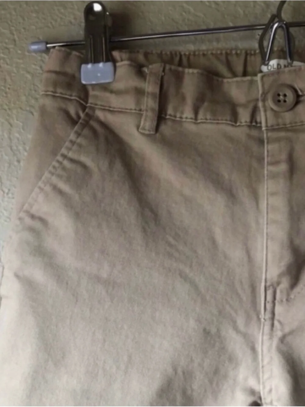 Old Navy Shorts Boys Kids Tan Khaki Bermuda Uniform Summer Casual Shorts Sz 10
